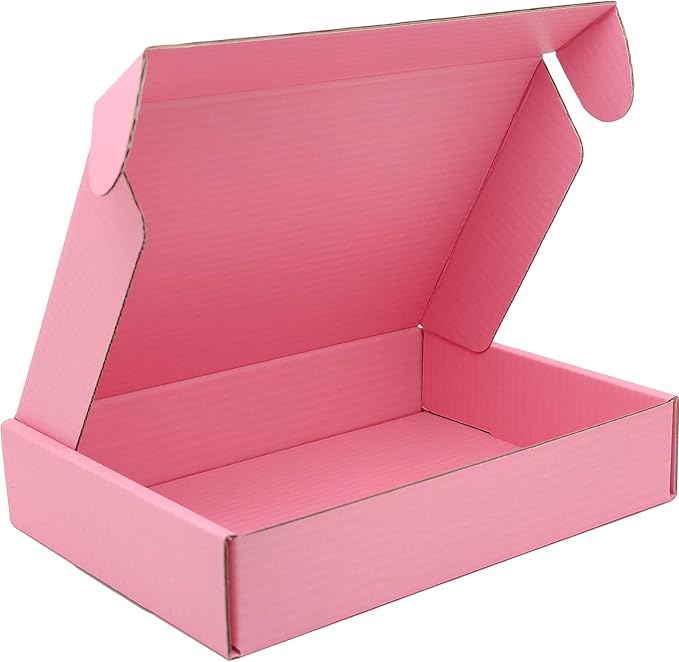 Scatole fustellate rosa per E-Commerce