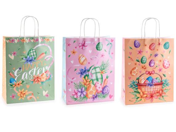 Shopper carta colorate con fantasia Pasquale