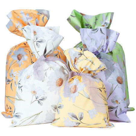 Bustine Regalo Fantasia Margherite colori assortiti