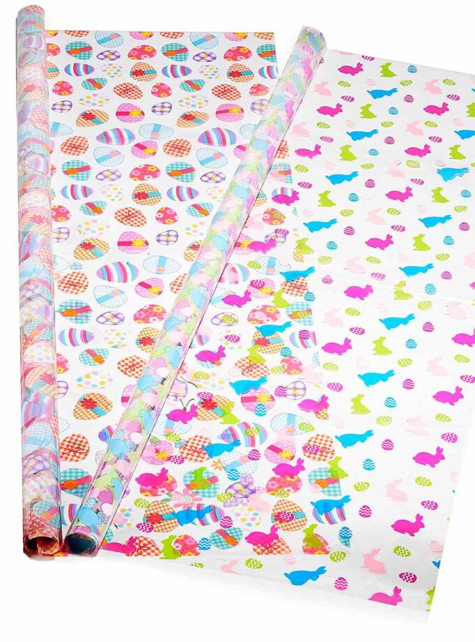 Fogli Cellophane con stampa Pasquale cm 70x100