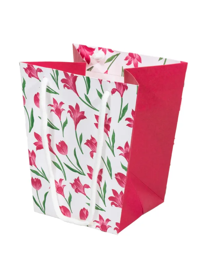 Shopper porta piante fantasia Flower