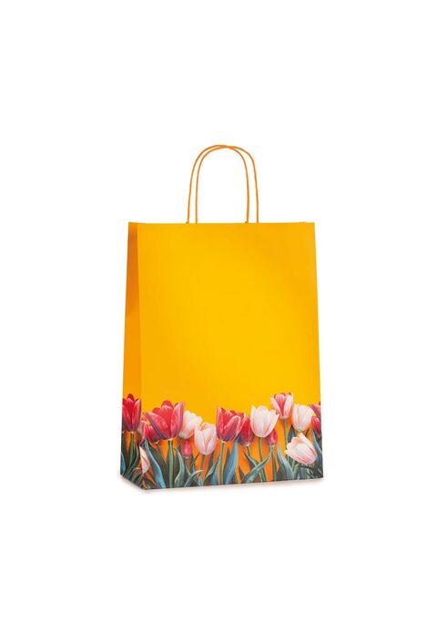 Shopper carta fantasia Tulipani