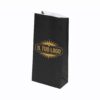 Sacchetti piccoli in carta nera PERSONALIZZATI a 1 Colore