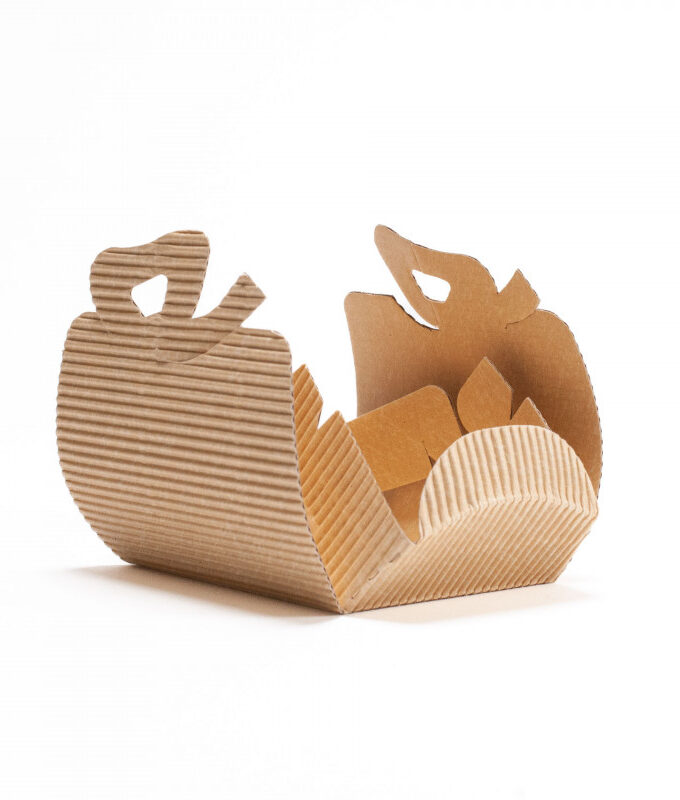 Scatola Onda Avana con Chiusura a Fiocco