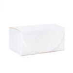 Scatolina linea Segreto in cartoncino seta bianco