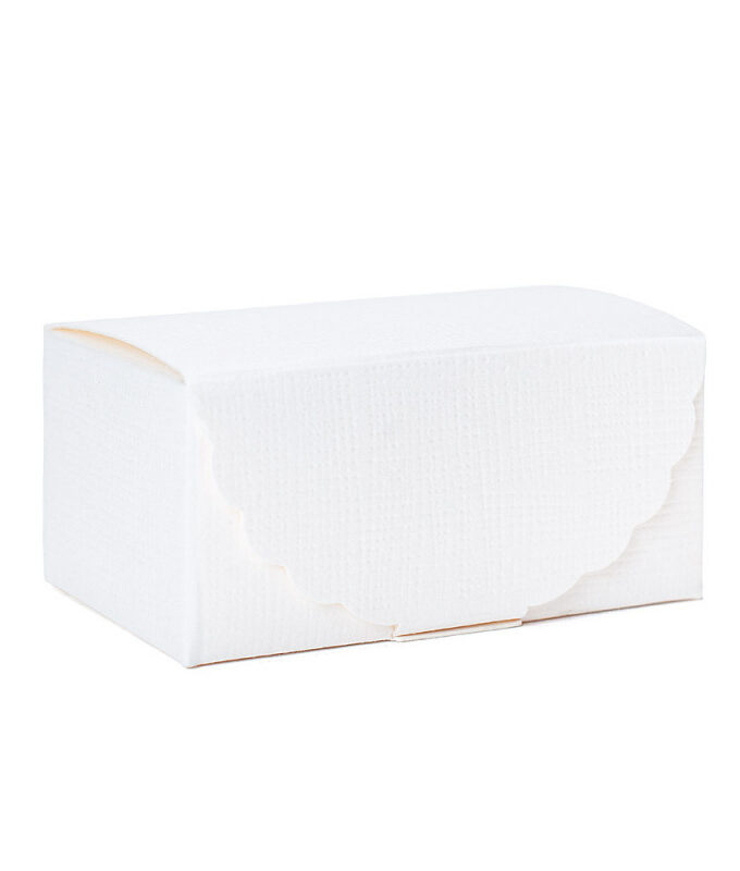 Scatolina linea Segreto in cartoncino seta bianco