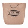 Shopper in carta cemento avana PERSONALIZZATE