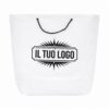 Shopper in carta cemento bianche PERSONALIZZATE
