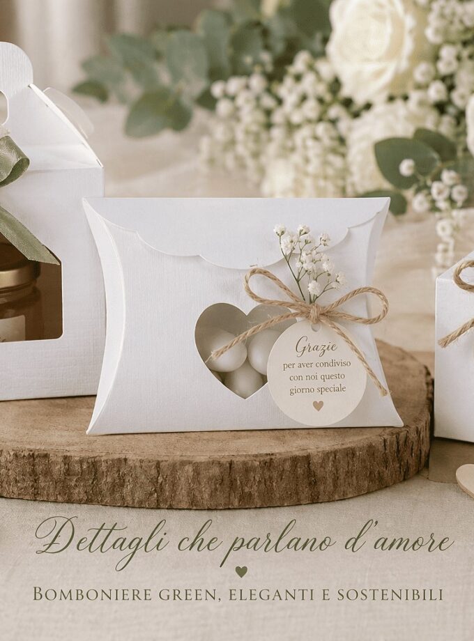 bomboniere matrimonio green