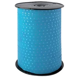 Nastro in polipropilene Azzurro con piccoli pois