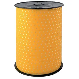 Nastro in polipropilene Giallo con piccoli pois