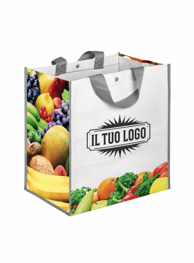 Shopper riutilizzabili da spesa Ortofrutta PERSONALIZZATE con stampa Logo