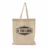 Shopper in TNT naturale PERSONALIZZATE