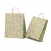 Shopper carta Erba riciclata naturale fantasia Salvia