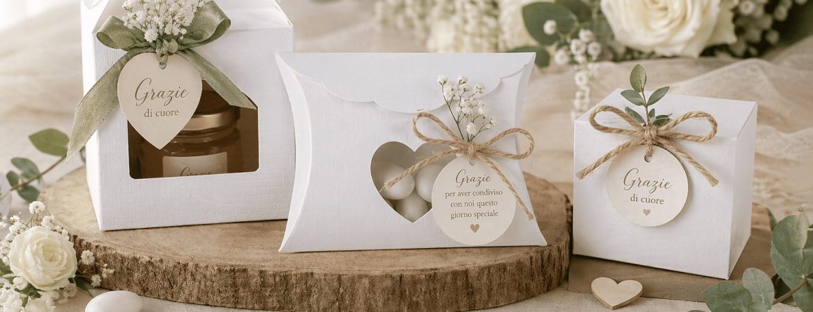 bomboniere matrimonio green